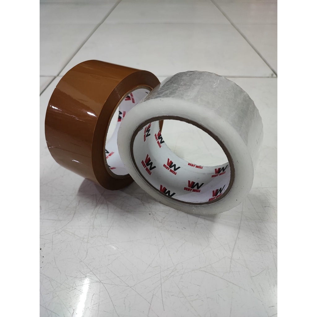 

LAKBAN BENING COKLAT 90 YARD x 45 MM VERYWELL KUALITAS DAIMARU