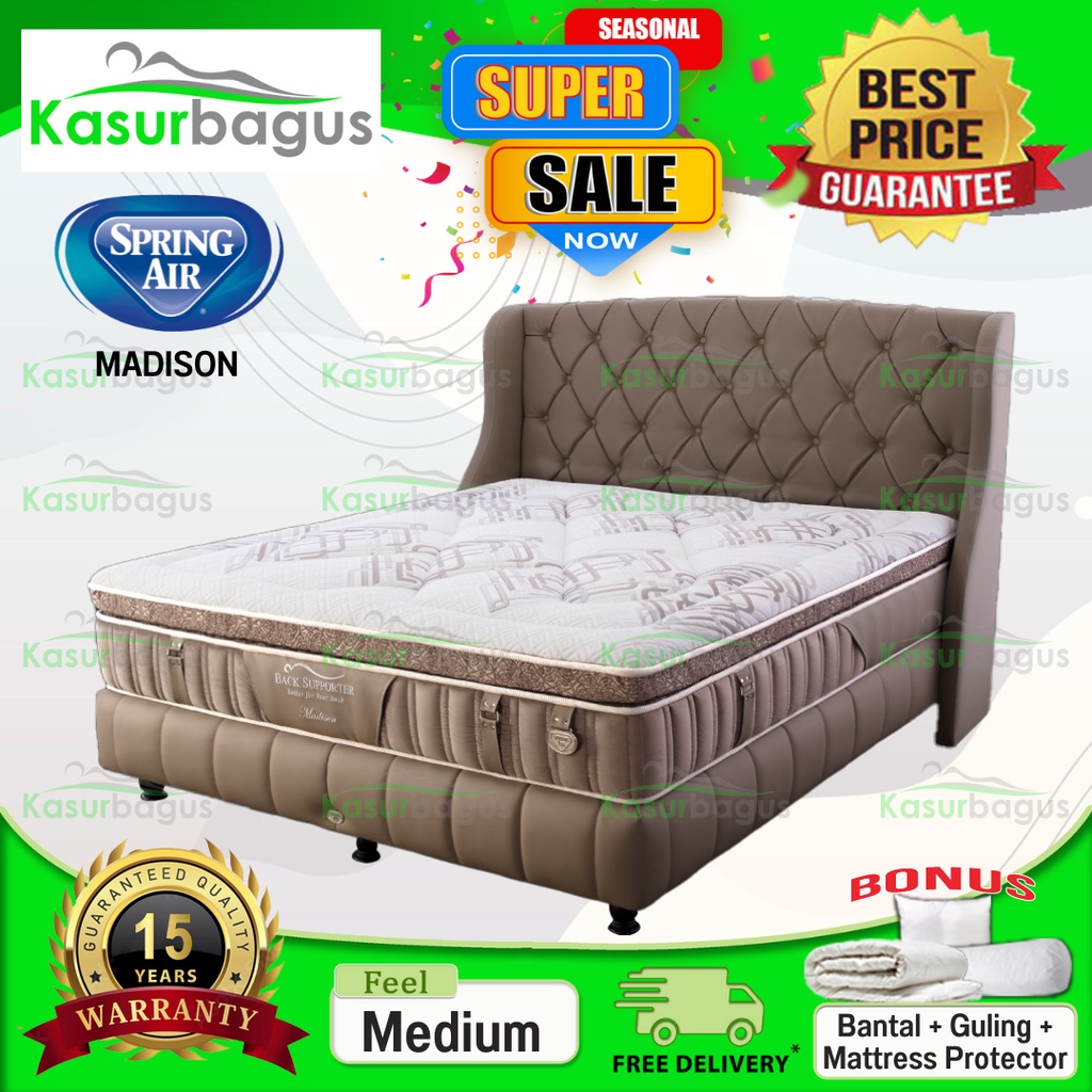 Spring Air Kasur Springbed Madison - Full Set 160x200