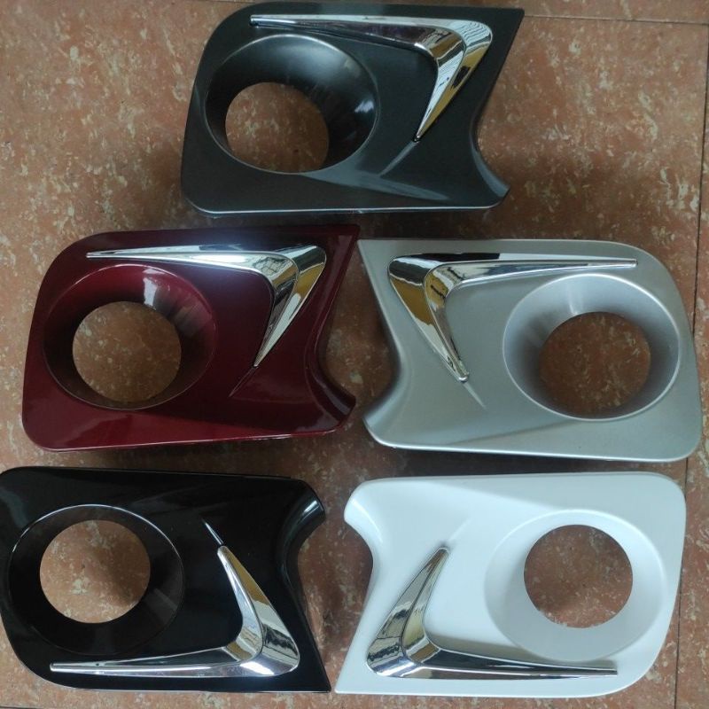 Ring COVER foglamp BUMPER DEPAN TOYOTA ALL NEW AVANZA 2012 2013 2014 tipe G E PUTIH HITAM SILVER ABU METALIK merah maroon chrome crome