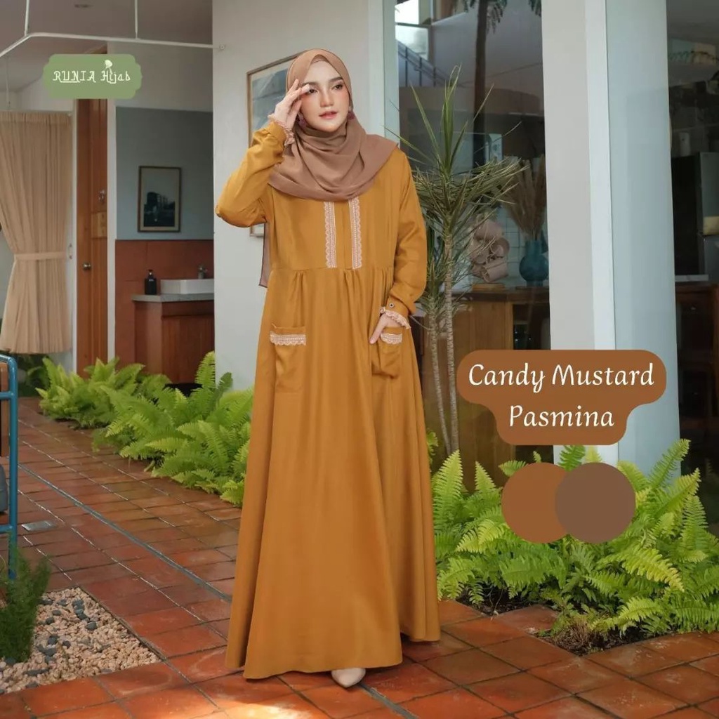 Terlaris Gamis Katun Polos, Gamis Polos Murah, Kayla Keren