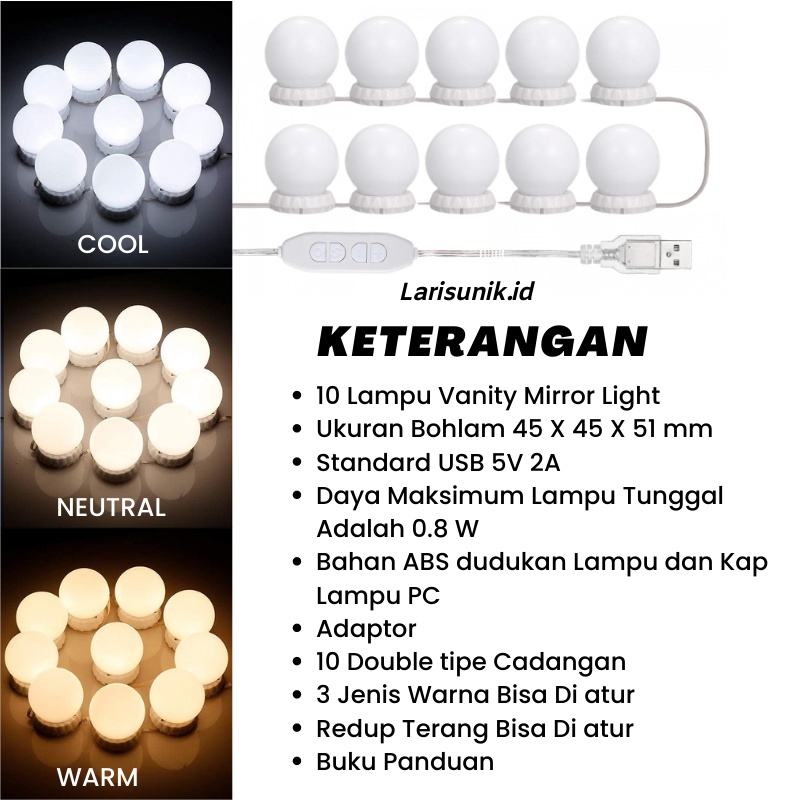 Mirror LED Cermin Standing Besar Lampu Vanity Lamp Dinding Gantung Aesthetic Besar Bingkai Kayu Lampu Bohlam Rias Dandan Make Mek Up Hias Untuk Penghias Kamar Tidur Room Decor Aesthetic  Kaca Miror Besar Berdiri Sebadan Full Body Gede OOTD Mirror