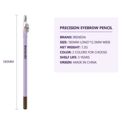 Ireneda Precision Eyebrow Pencil Ireneda Eyebrow Pensil Alis Waterproof Eyebrow Pen Ireneda