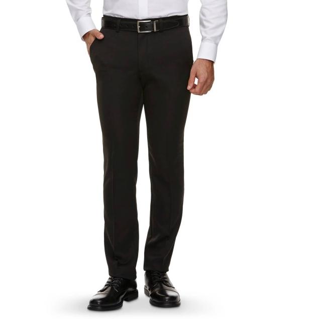 Celana Panjang Bahan / Formal/ kerja Slimfit Merk Jotap - Hitam, 29