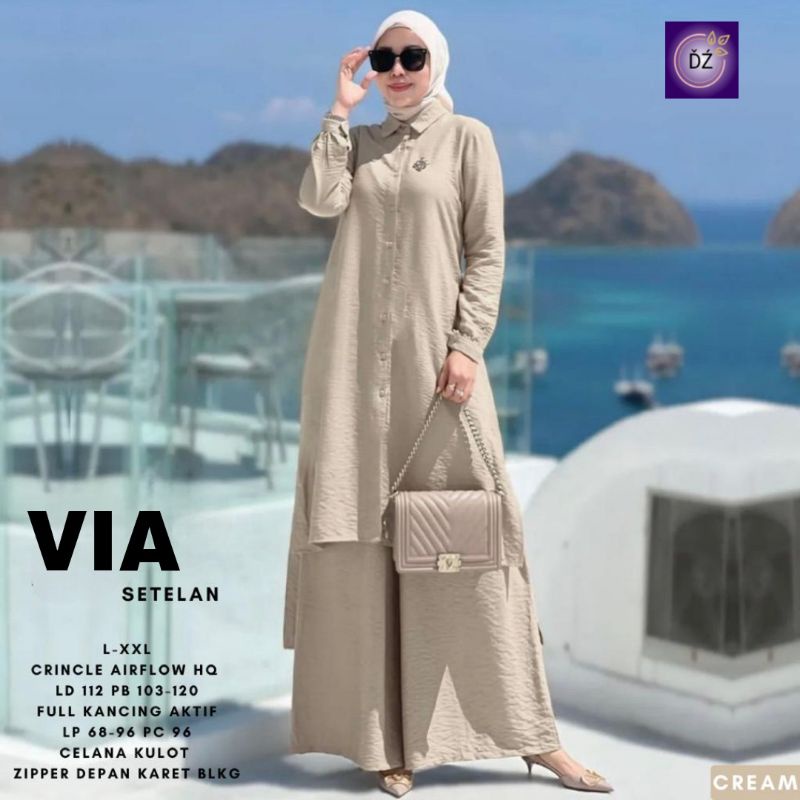 VIA SETELAN BAJU WANITA ORIGINAL PRODUK