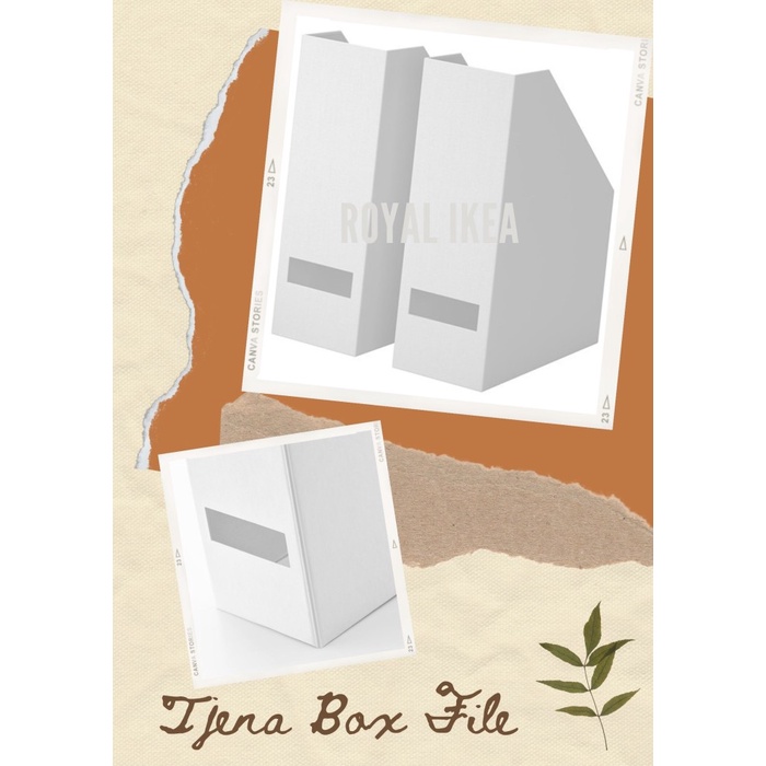 

Box File 2 Pcs Box File Majalah Putih Iktjena Box File White 30X25X10