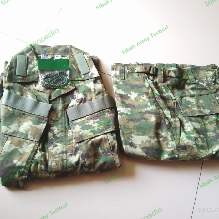 Seragam Driver Stelan Loreng Pdl Kostrad Linud Tni Raider Komcad Jatah Size S2 S-2