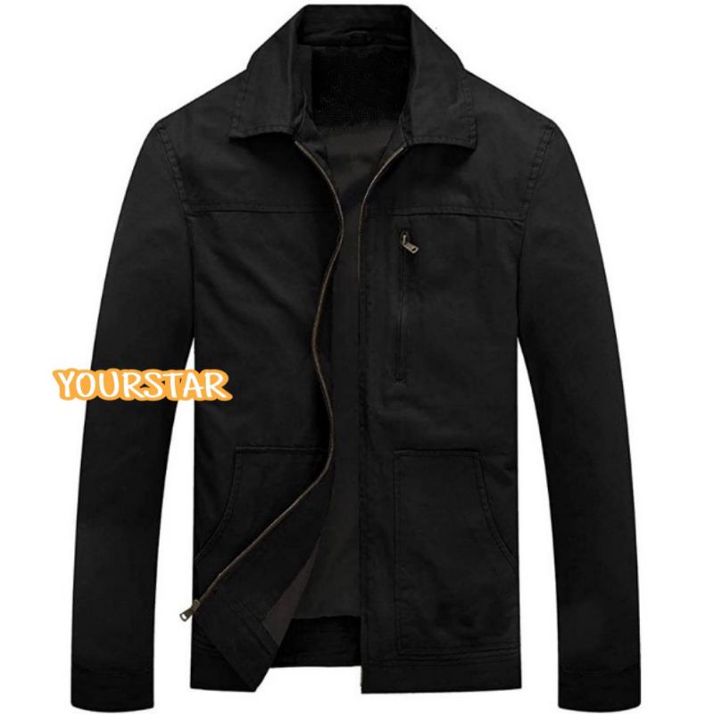 JAKET CASUAL / JAKET PRIA BAHAN KATUN