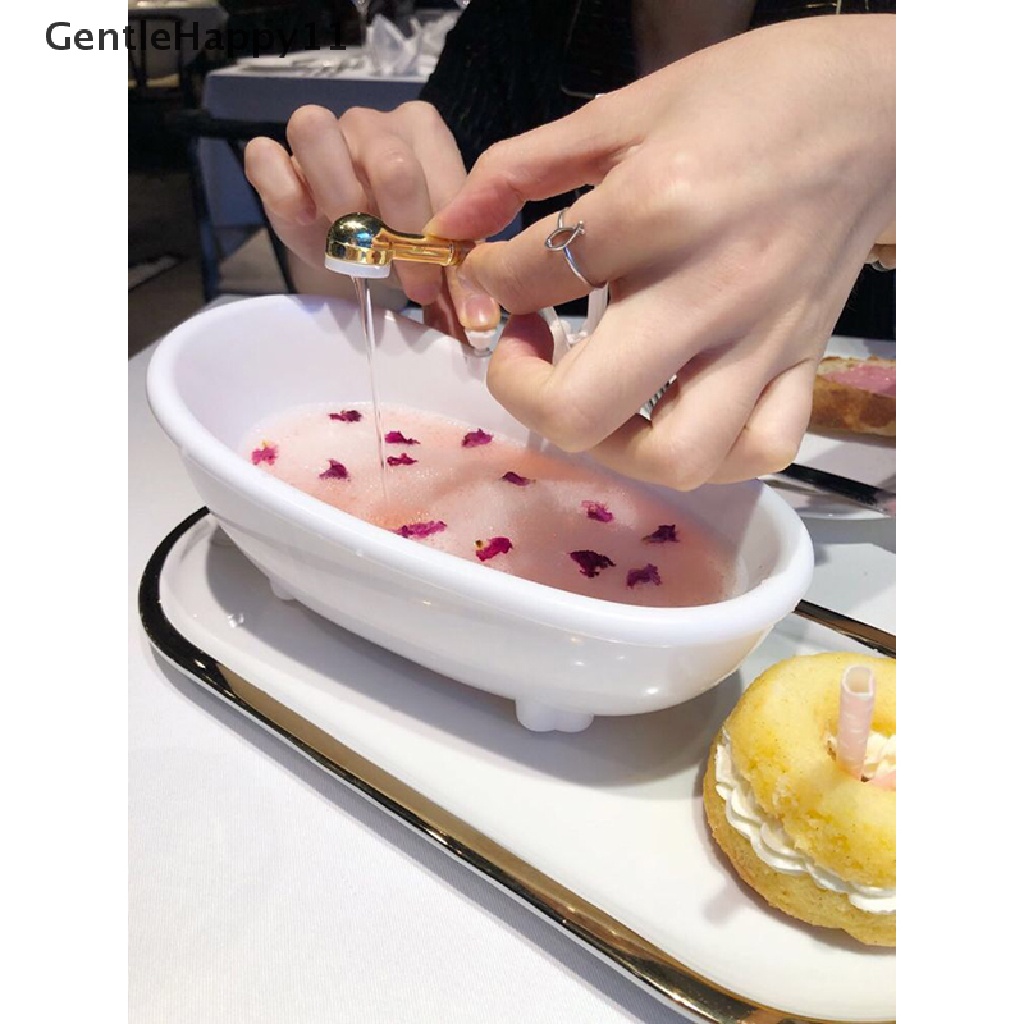 Gentlehappy Creative Tableware Drink Cup Milkshake Tempat Minum Dingin Dish White Bathtub id