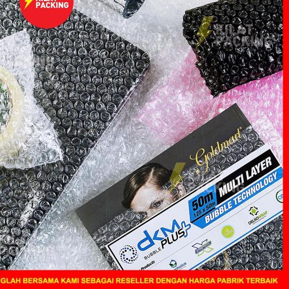 

Bubble Wrap Hitam Murah Premium Quality (OJOL) 125 CM x 50 M