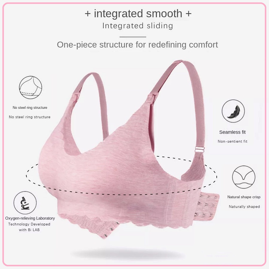 Kinmade Modal Seamless Nursing Bra | BH Menyusui