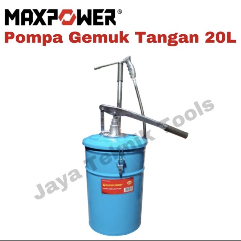 Pompa Gemuk Tangan 20 Liter Maxpower Hand Grease Pump