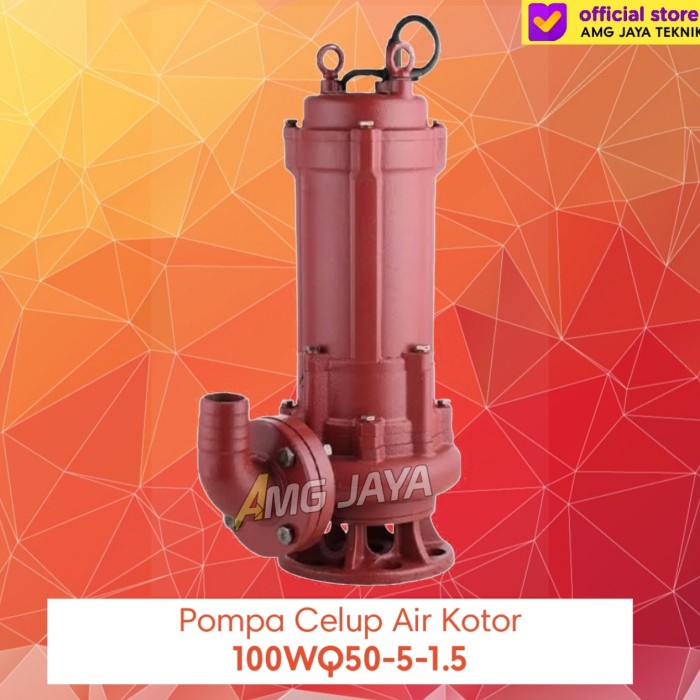Pompa Celup Air Kotor 4inchi 1,5Kw 2HP Pompa Submersible Sewage Pump