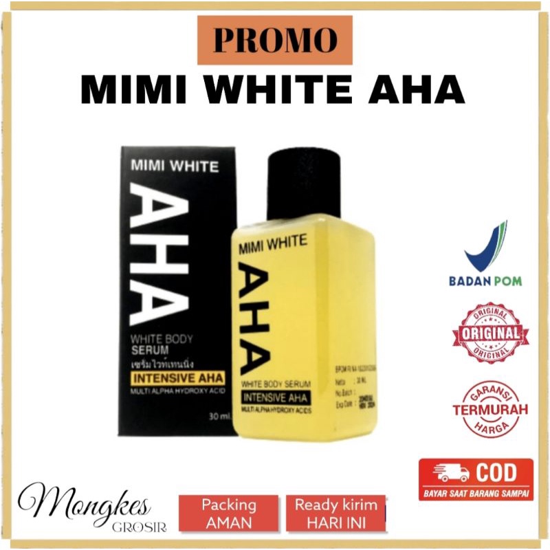 AHA MIMI WHITE BODY SERUM 100% ORI