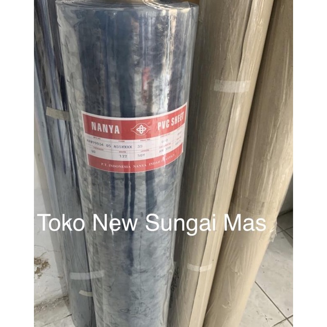

Plastik mika meteran 0.5mm (lebar: 1.2m)
