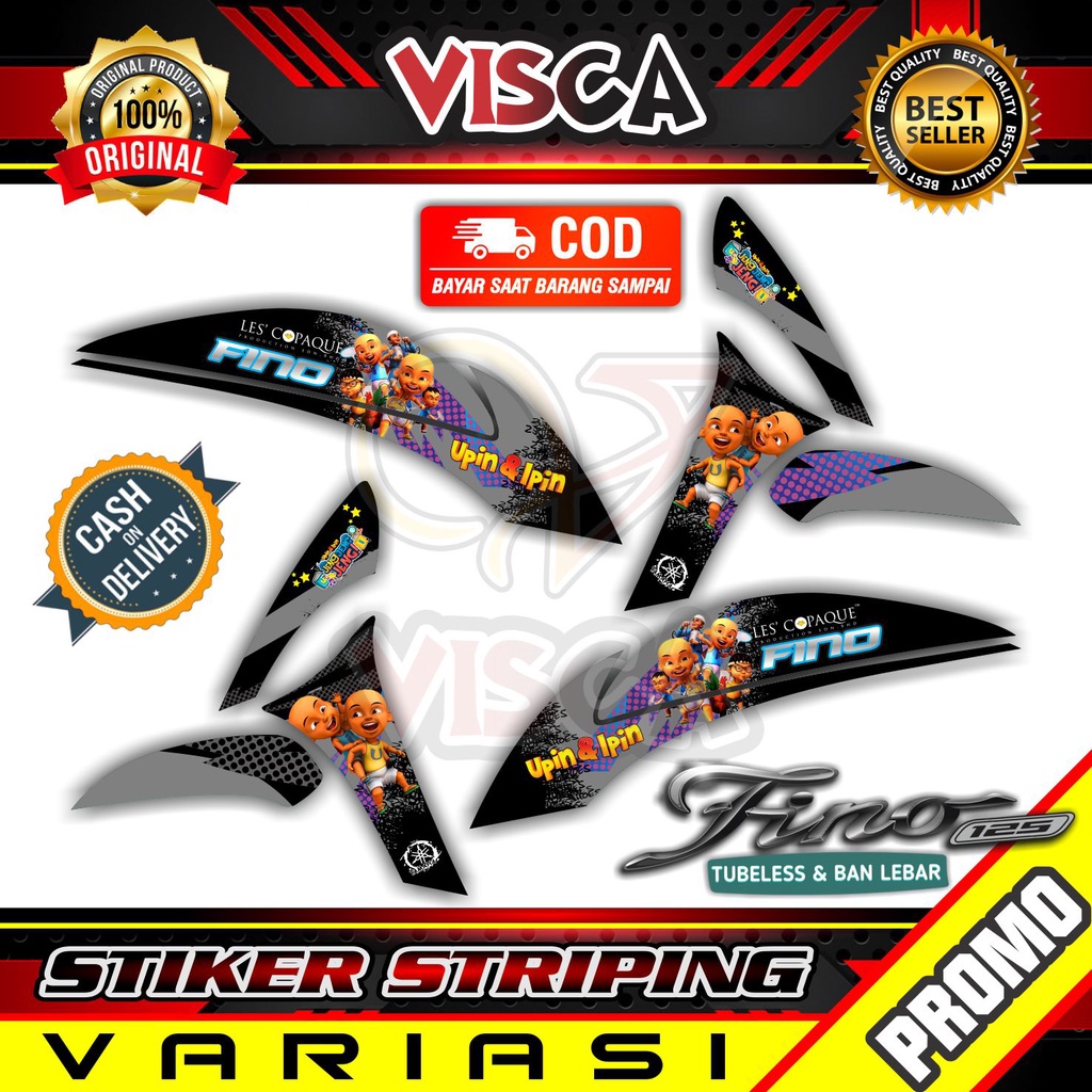 Stiker Motor Fino - Striping Fino 125 Variasi Simple -Stiker Fino - Stiker Fino 125 Variasi Simpel -