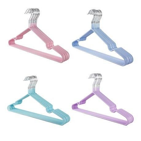 Baja10 Hanger Baja Premium Anti Karat Gantungan Baju Kawat Hanger Baja Import Hanger Baju