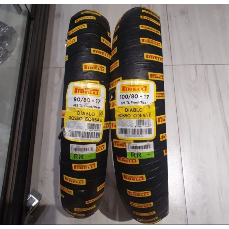 Ban Luar RacingMerk Pirelli
Diablo Rosso Corsa II
Uk Ban 90/80-17
100/80-17
