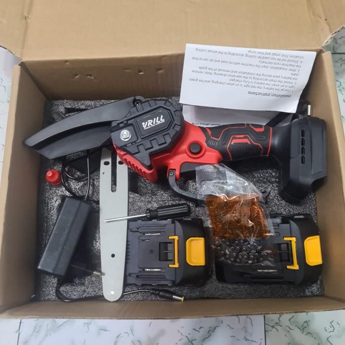 Mini Chainsaw Cordless 6 Inch Vrill