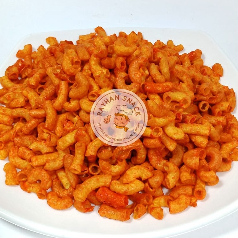 

Makaroni Cikruh Mini Pedas / Makaroni Bantet 1kg / Makaroni Spiral Ulir