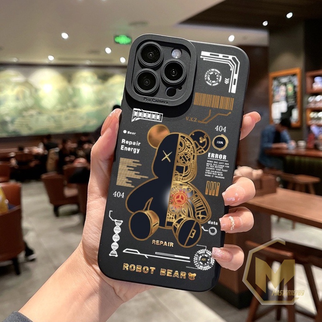 SS117 SOFTCASE MOTIF ROBOT IPHONE 6 6S 6+ 7 8 7+ 8+ X XS XR XS MAX 11 12 13 PRO MAX MA3650