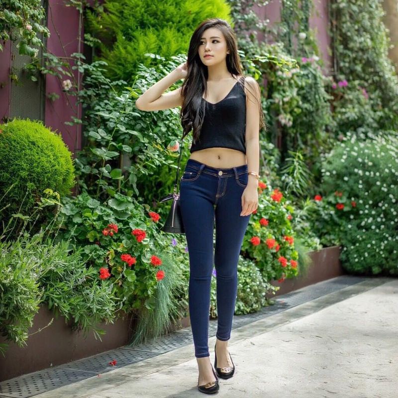 Vivo jeans celana panjang jeans strech