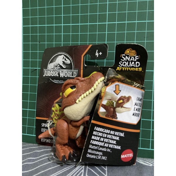 Snap Squad Jurassic World Spinosaurus SNAPSQUAD Attitudes Wave 10. Mattel