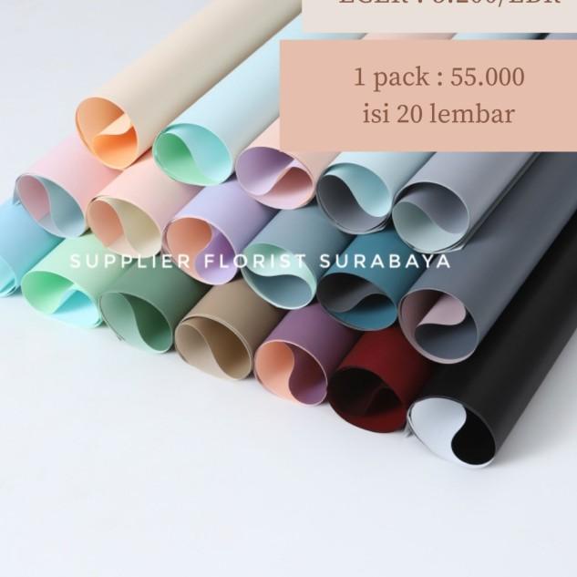 

KERTAS BUNGA BICOLOR(1PAK:20LBR)/WRAPPING PAPER/WRAP BUNGA/FLOWER WRAP - PINK TUA-MUDA