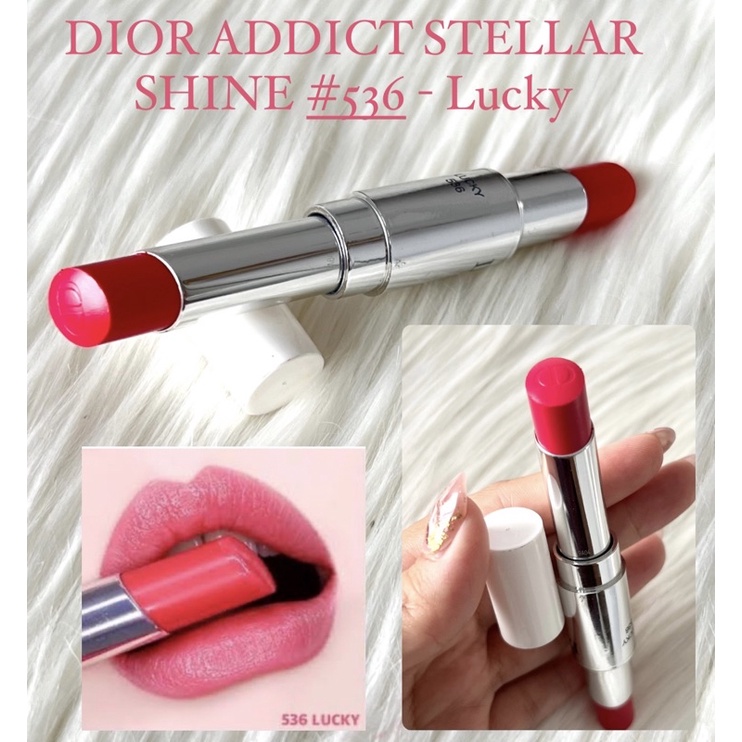 ORIGINAL DIOR ADDICT STELLAR SHINE & HALO SHINE LIPSTICK (Tester, full size)