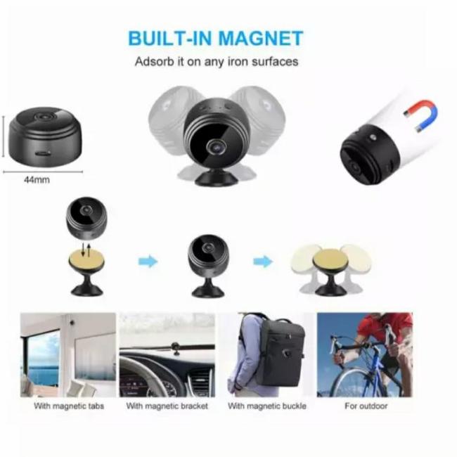 SPY CAM A9 MINI CAMERA WIFI 5MP MICRO KAMERA KECIL SMART IP CAM CCTV