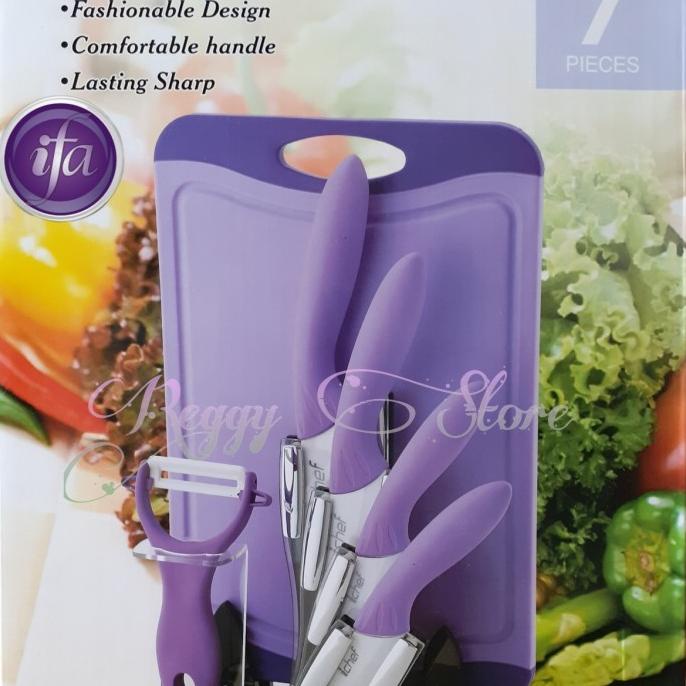 PISAU DAPUR ICHEF IFA COOKWARE 7 IN 1 UNGU F5464654ER