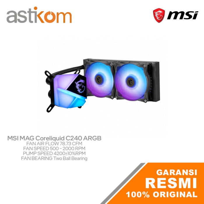 CPU Liquid Cooler MSI MAG Coreliquid C240 ARGB