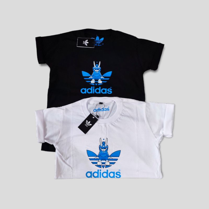 baju anak anak kaos anak adidas robot katun combed 24s super soft handfield.