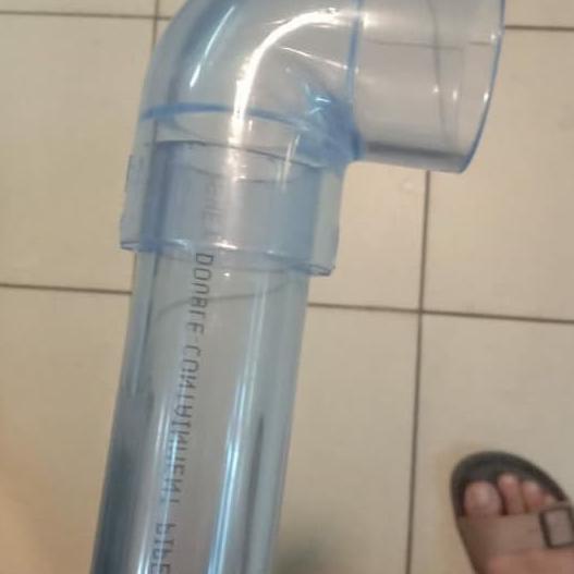 Pipa pvc bening / Pipa PVC Transparan / pipa pvc clear 3/4" (inch)