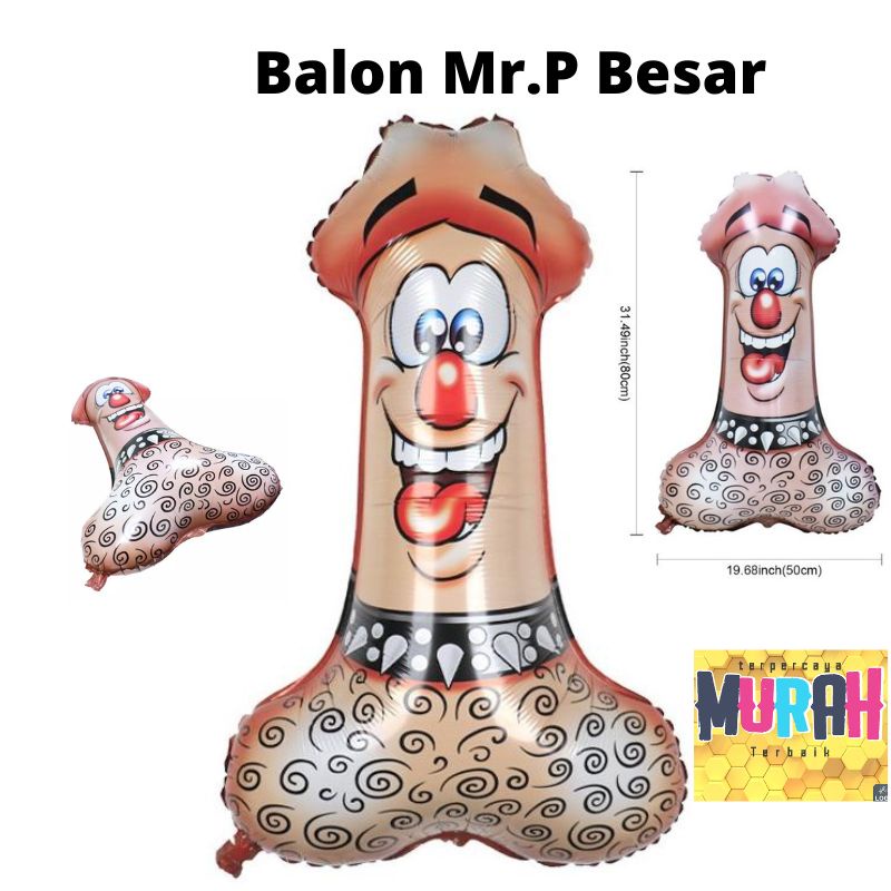 Balon Mr.P BESAR - Perlengkapan Bridal