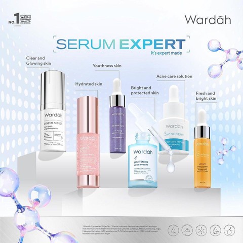 ❤ jselectiv ❤ WARDAH SERUM EXPERT - CRYSTAL SECRET Dark Spot &amp; Brightening Serum | RENEW YOU Anti Aging Intensive Serum | LIGHTENING Serum Ampoule | ACNEDERM Acne Care Serum | C DEFENSE Vitamin C Serum | HYDRA ROSE Micro Gel Serum || ALL - SERUM WARDAH