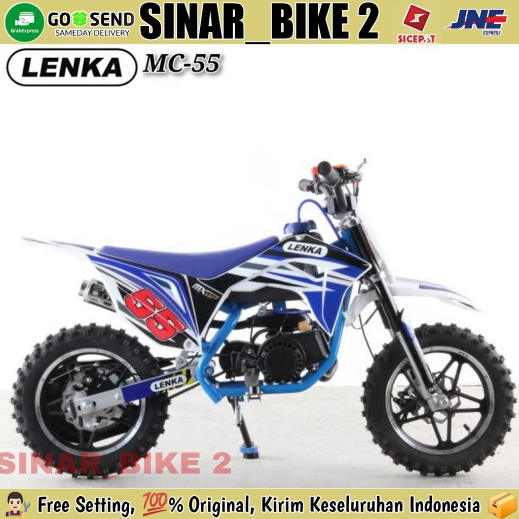 Motor Bensin Mini Trail Anak Lenka MC 55 Dan Lenka 73