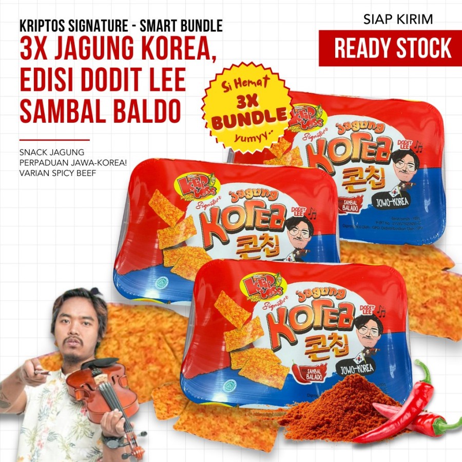 Kriptoss Signature - Jagung Korea Dodit Lee (Smart Bundle 3) - Promo