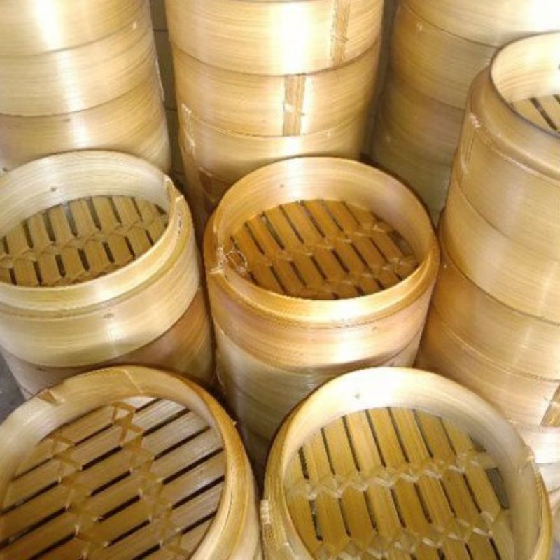 Klakat Bambu Kukusan Dimsum 13 cm Harga Termurah Kualitas Terbaik Langsung Dari Pengrajin Bambu Asli Tahan Lama &amp; Awet Rapi, Ready Stock Alami Bambu Food Grade | Ada Pilihan Badan / Tutup Klakat | Bahan Original Kuat Dan Aroma Harum Bambu Asli