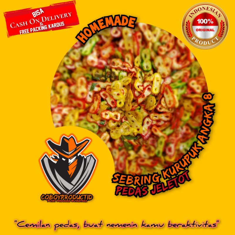 

Seblak Kering/Sebring Kerupuk 88 Pedas Jeletot - 250 Gram