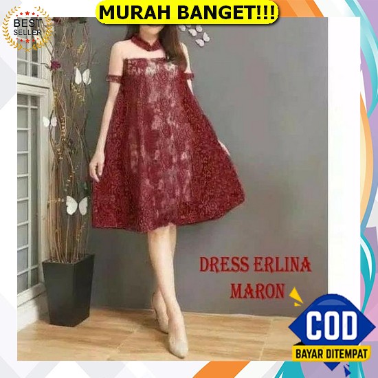 Dress Batik Wanita Modern-Dress Kondangan-Dress Kantor Wanita-Dress Katun-Dress Terbaru 2022 Model T