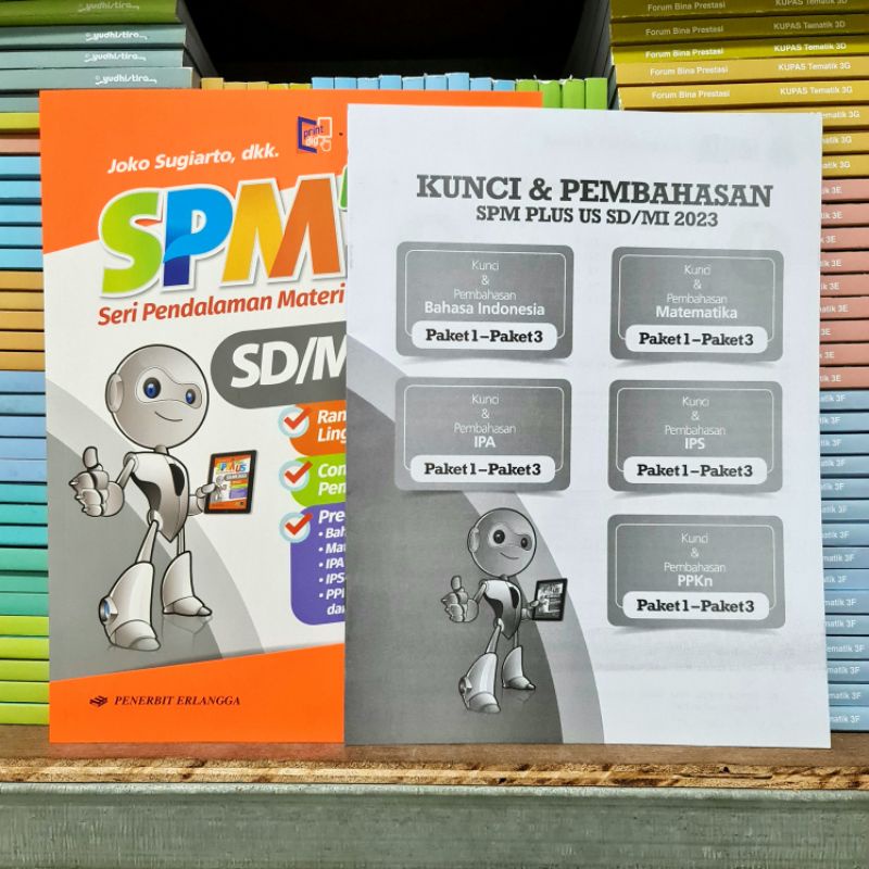 Buku SPM Plus US SD/MI 2023 Penerbit Erlangga Original