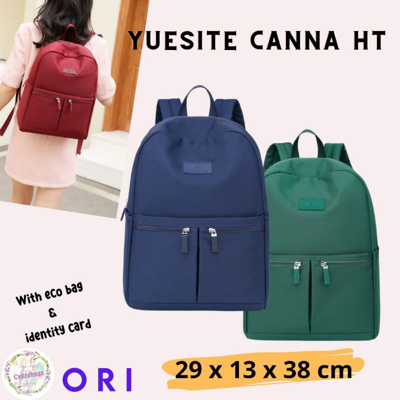 TAS RANSEL BACKPACK WANITA IMPORT YUESITE CANNA CYUTEBAGS