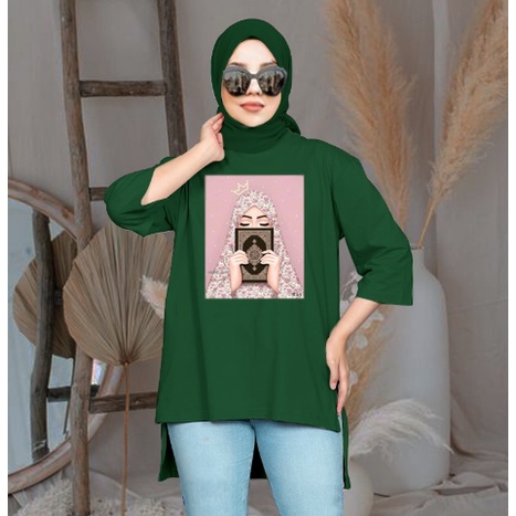 FC - TUNIK BASIC OVERSIZE WANITA HIJAB'S VARIASI 0290 DTF