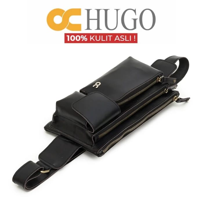Waistbag Tas Pria Kekinian Kulit Sapi Asli  Odoncibaduyut Casual Formal Keren