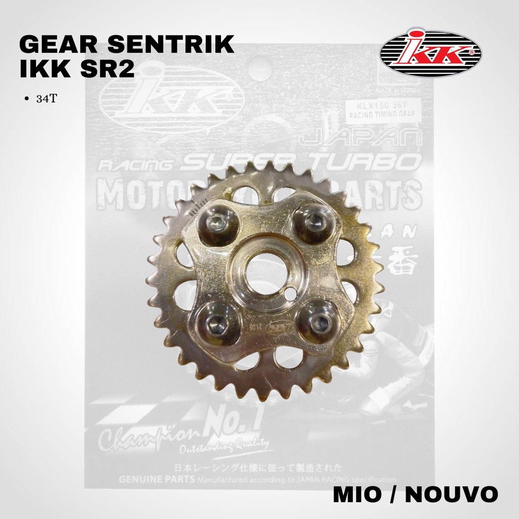 Gigi gear sentrik timing ikk mio nouvo 34T