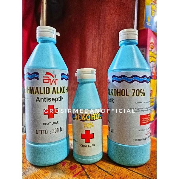 ALKOHOL 70% ANTISEPTIK BUNUH KUMAN MERK BERKAHWALID