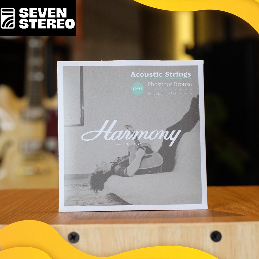Harmony HA01 Phosphor Bronze Acoustic Guitar Strings Extra Light 10-47