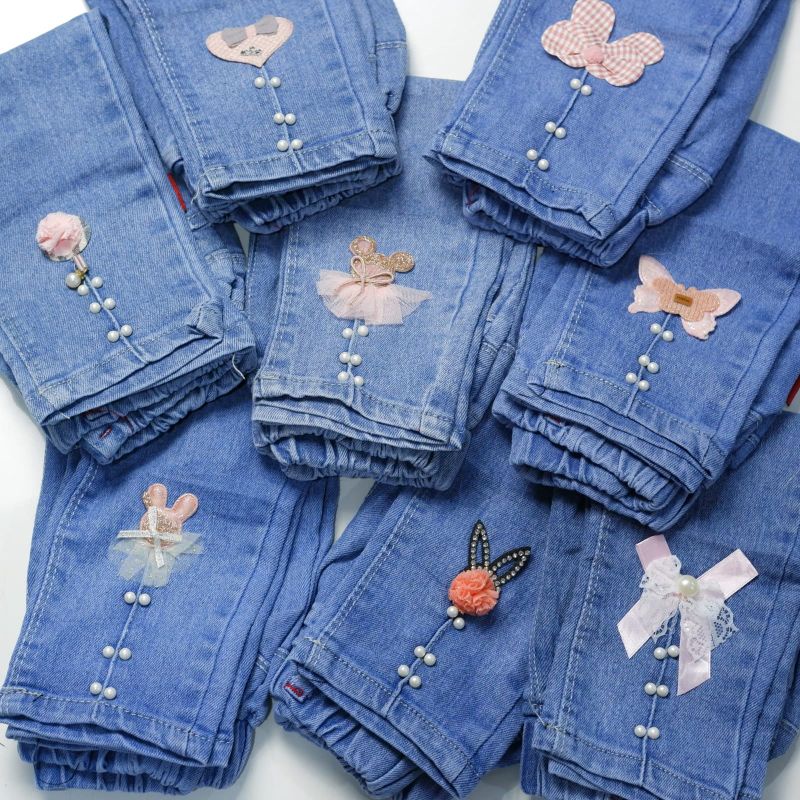 Celana Jeans Panjang Anak Perempuan Import 2-6Tahun Mutiara MUTE