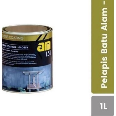 Cat vernis pelapis batu alam stone coating AM 151 AM151 clear gloss