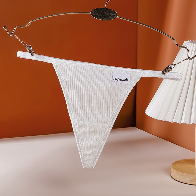 Pakaian Dalam Wanita 9275  - Celana G String Katun Rajut